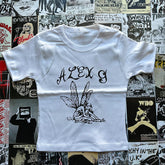 Bxoxo Y2K vintage Chic Cute Women Harajuku Slim Cropped Tops Emo Girls Elf Geometric Print Fashion Streetwear O-neck Baby T-Shirt Tops